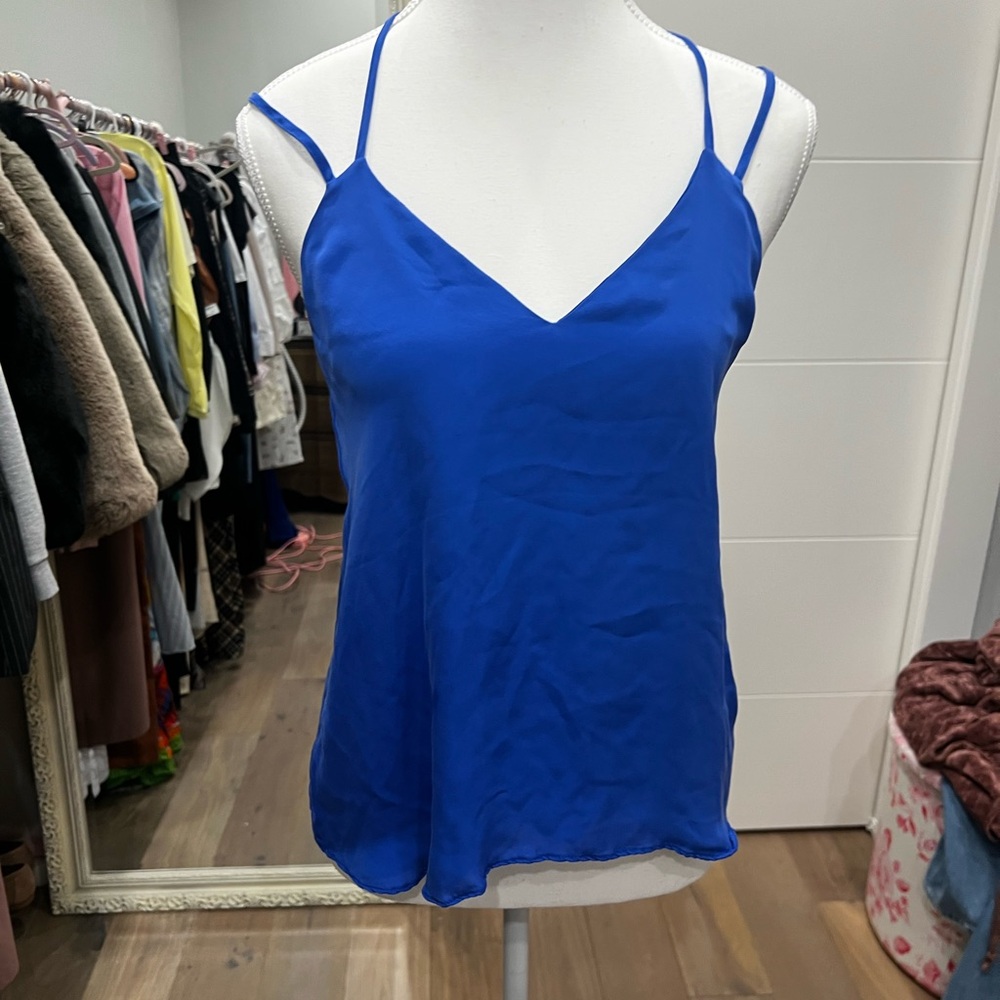 Parker Cobalt Blue Blouse